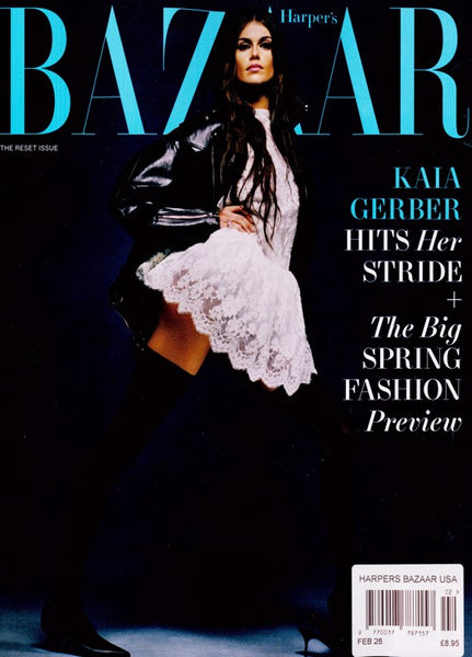 Harper's Bazaar US - Feb 2026 - Kaia Gerber - YourCelebrityMagazines