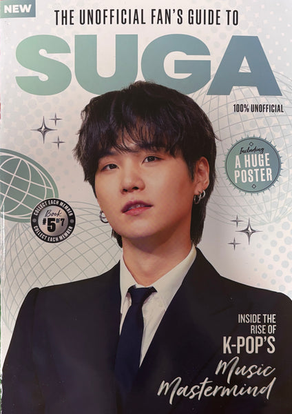 SUGA BTS Magazine Guide 2026 + Huge Poster - YourCelebrityMagazines