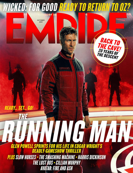 Empire Magazine October 2025: The Running Man Glen Powell Cillian
