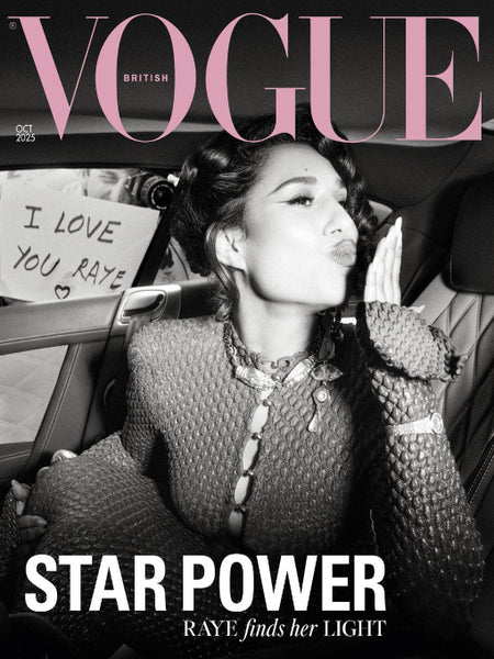 BRITISH Vogue UK Magazine October 2025 - Raye