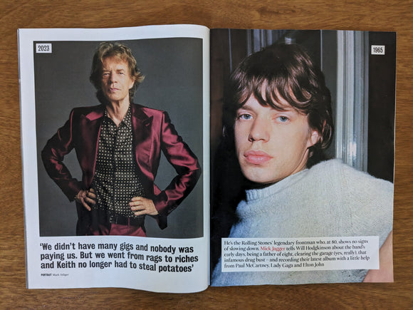 TIMES magazine 14th October 2023 MICK JAGGER Rolling Stones Cover