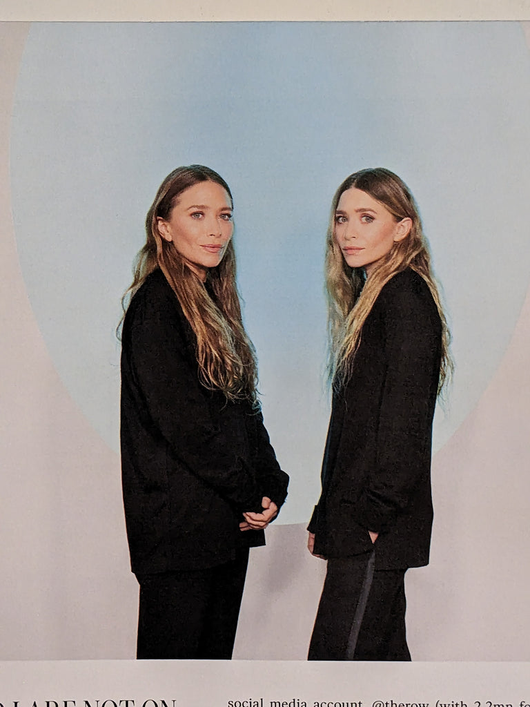 HOW TO SPEND IT Magazine November 2023 The Olsen Twins Mary Kate & Ashley Olsen