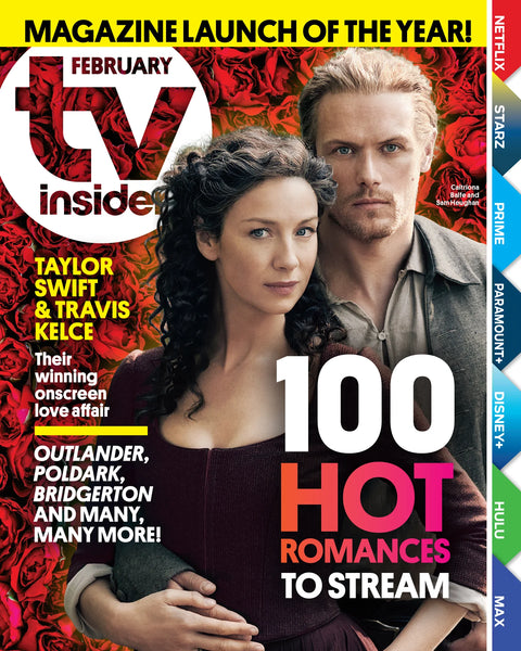 TV INSIDER MAGAZINE FEBRUARY 2024 SAM HEUGHAN Caitriona Balfe