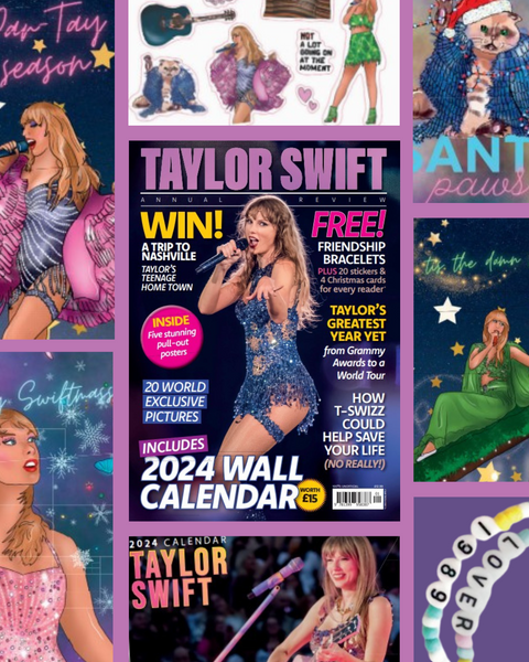 Taylor Swift Annual Magazine & 2024 Calendar & Free Gifts