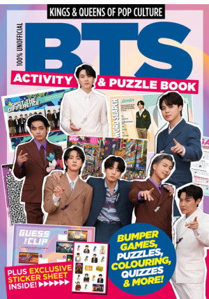 BTS Activity & Puzzle Book - YourCelebrityMagazines