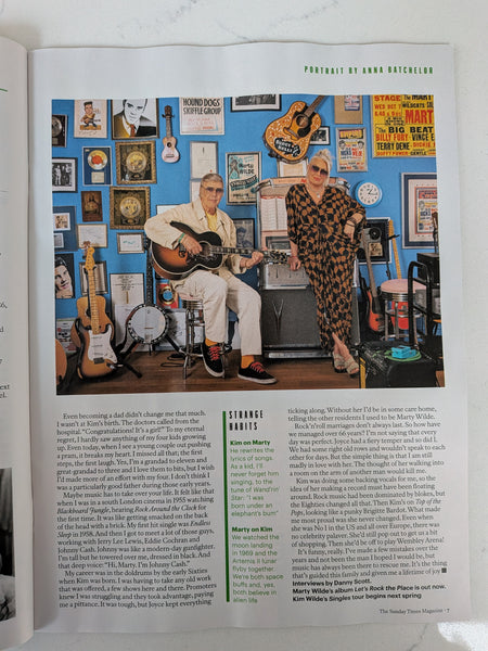 Sunday Times Mag May 3rd 2026: ZACK POLANSKI Kim Wilde & Marty