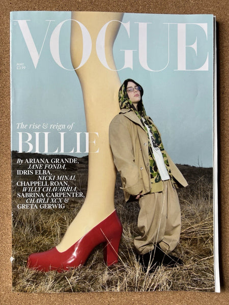 BRITISH Vogue UK Magazine May 2025 - Billie Eilish Collectors