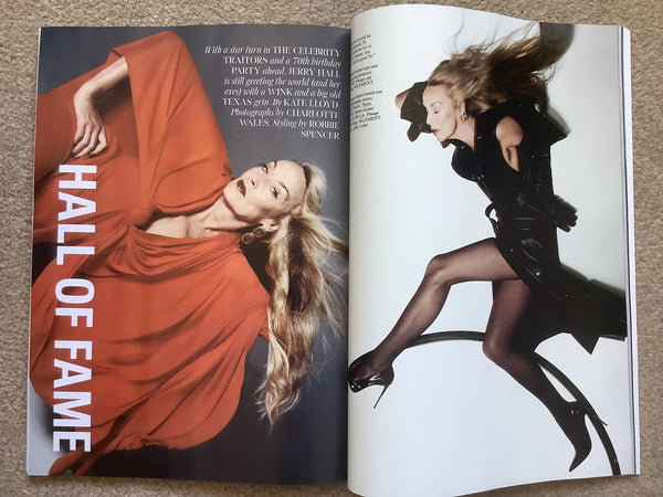 BRITISH Vogue UK Magazine July 2026 - Jerry Hall Sandra Oh Ida