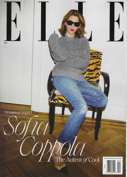 ELLE US Magazine April 2026 Sofia Coppola Women of Impact Cover