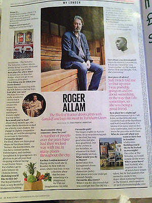 London ES Magazine April 2013 Roger Allam Tamsin Egerton Imogen Poots Steve Coogan