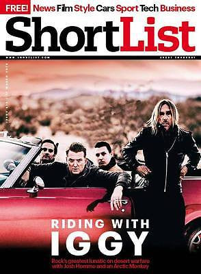 (UK) SHORTLIST MAGAZINE IGGY POP PHOTO COVER INTERVIEW MARCH 2016 NEW