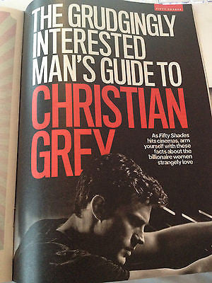 UK Shortlist February 2015 CHRISTIAN GREY Jamie Dornan PHOTO SPECIAL FIFTY SHADES
