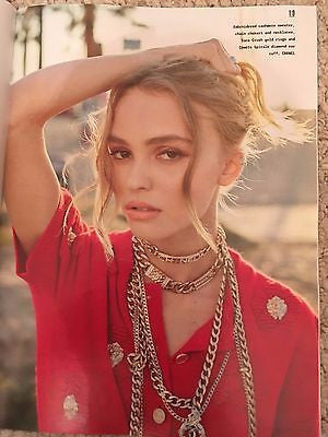 Lily-Rose Depp (Johnny) Photo Cover Interview Style UK magazine