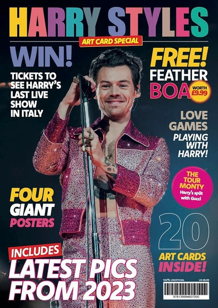 HARRY STYLES MAGAZINE WITH 20 ART CARDS & 4 GIANT POSTERS BRAND (In Stock)