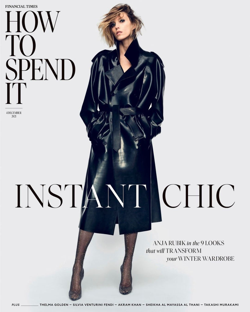 FT HOW TO SPEND IT Mag 04/12/2021 ANJA RUBIK COVER SHOOT