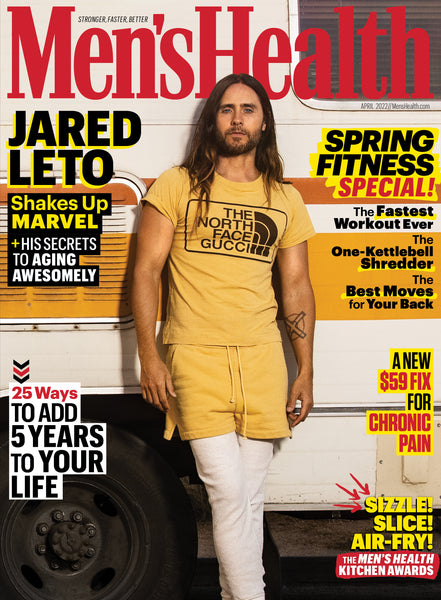 US MEN'S HEALTH MAGAZINE APRIL 2022 JARED LETO