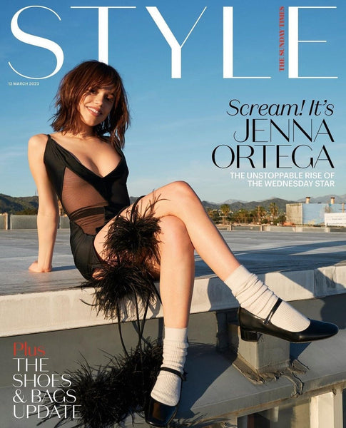 STYLE magazine 12th March 2023 JENNA ORTEGA Cover - YourCelebrityMagazines