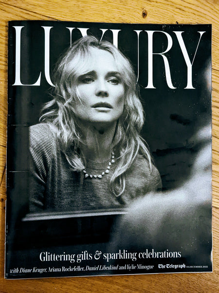 UK LUXURY MAGAZINE Dec 2022: DIANE KRUGER COVER FEATURE Kylie