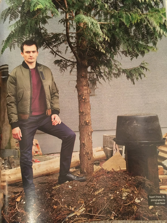 Rupert Friend on the cover of Times Magazine