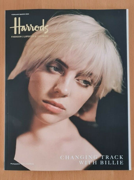 Harrods Magazine Billie Eilish ビリーアイリッシュ Harrods Magazine Feb/March 2022 Billie Eilish - YourCelebrityMagazines