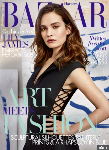 LILY JAMES - HARPER'S BAZAAR MAGAZINE UK NOVEMBER 2020 BRITISH