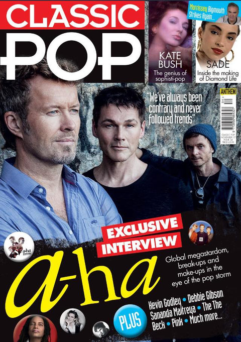 a-Ha on the cover of Classic Pop Magazine