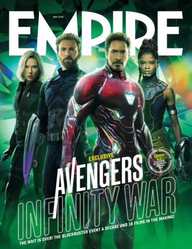 AVENGERS: INFINITY WAR ON THE COVER OF EMPIRE MAGAZINE MAY 2018