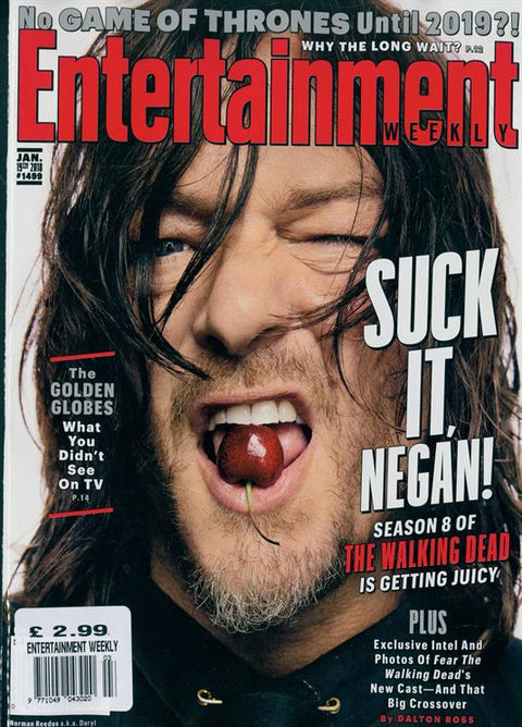 Norman Reedus on the cover of Entertainment Weekly