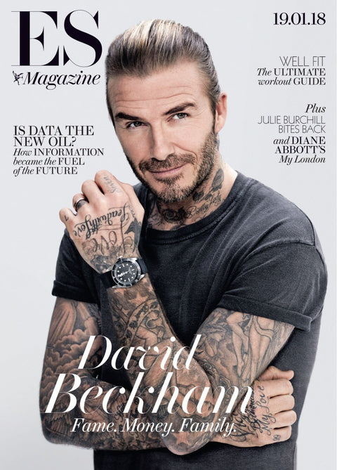 David Beckham on the cover of ES Magazine