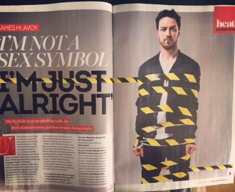 James McAvoy star of Split is interviewed by Heat