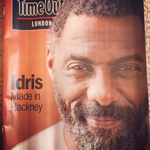Idris Elba on the cover of Time Out London Magazine