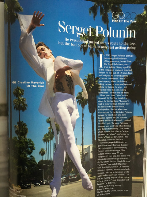 Sergei Polunin for UK GQ Magazine