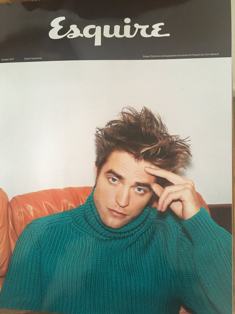 Robert Pattinson on the cover of Esquire Magazine