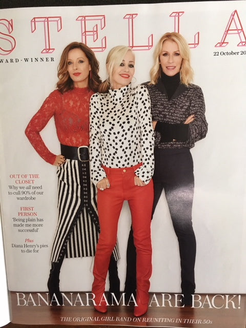 Bananarama on the cover of Stella Magazine