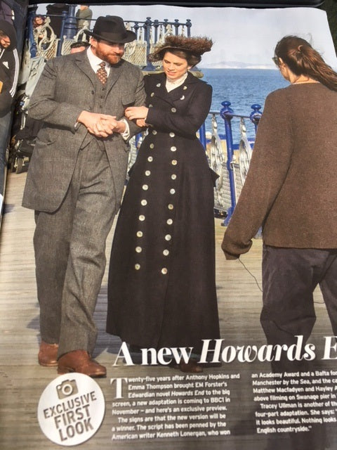 Matthew MacFadyen on set of Howard's End in Radio Times Magazine