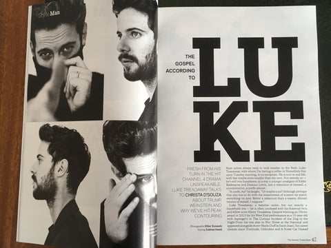 Luke Treadaway for Style Magazine