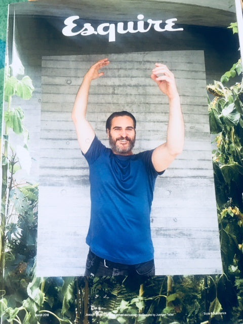 Joaquin Phoenix on the cover of UK Esquire Magazine