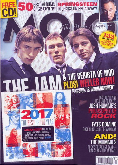 The Jam on the cover of Mojo Magazine