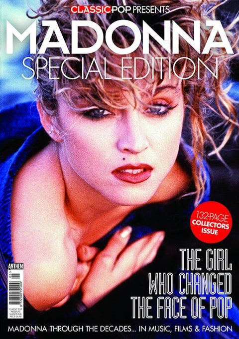 Madonna on the cover of Classic Pop Magazine