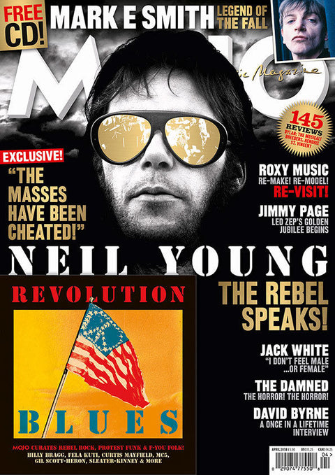 neil young on the cover of Mojo magazine.