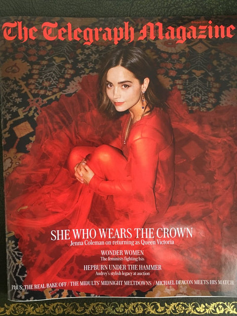 Telegraph Magazine with Jenna Coleman on the cover.