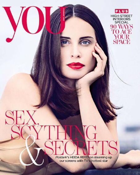 Heeda Reid on the cover of You Magazine on Aidan Turner and Poldark
