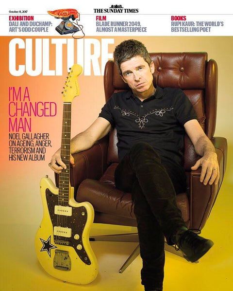 Noel Gallagher on the cover of Culture Magazine