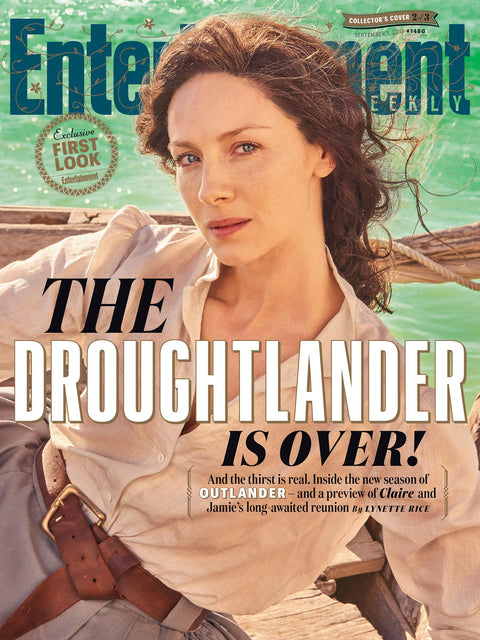 Caitriona Balfe on the cover in Outlander Magazine for Entertainment Weekly
