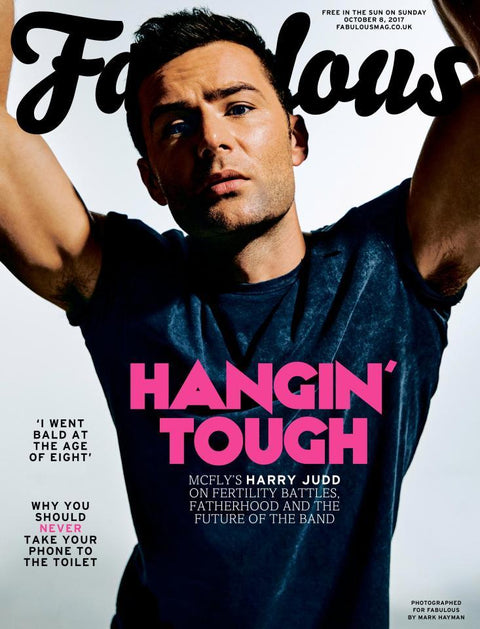 Harry Judd on the cover of Fabulous Magazine