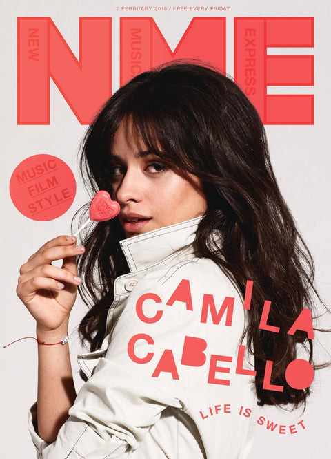 CAMILLA CABELLO on the cover of the NME Magazine
