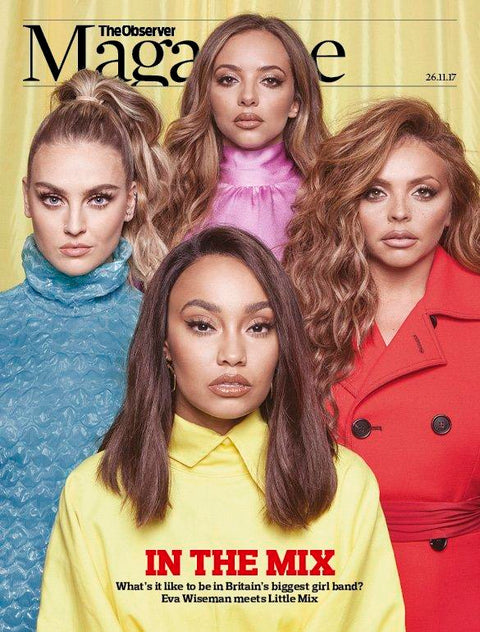 little mix on the cover of the observer magazine