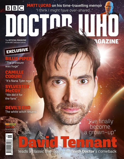 David Tennant on the cover of DR Who Magazine