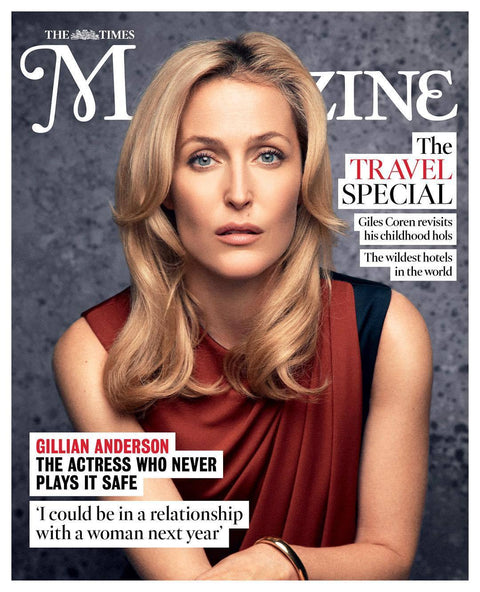Gillian Anderson on the Cover of Times Magazine