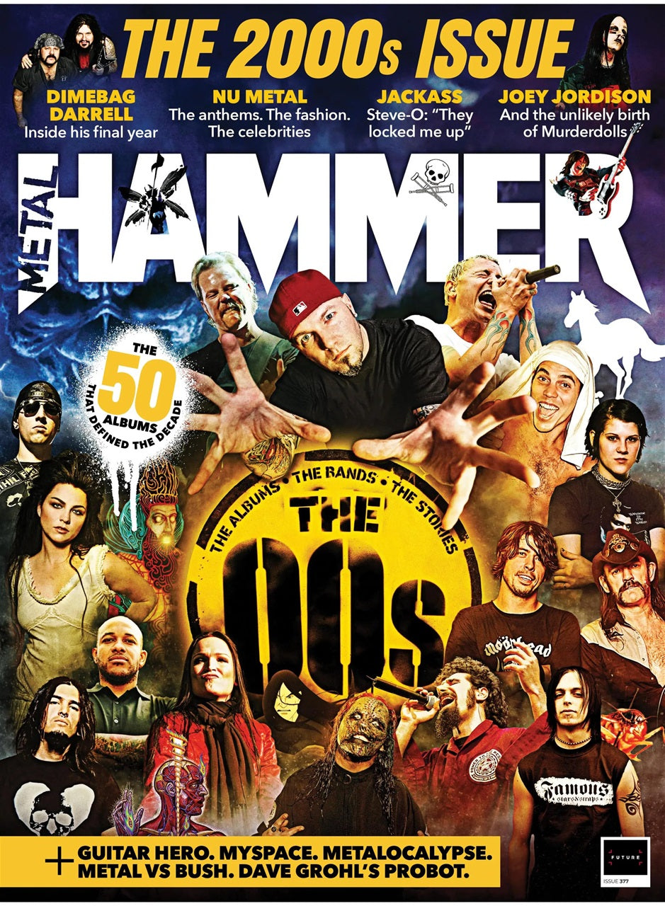 Metal Hammer Magazine Issue 377 The 2000s issue Joey Jordison Dimebag Darrell